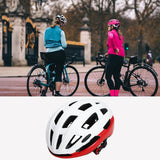 Maxbell Cycling Bicycle Adult Bike Helmet Mountain Bike Shockproof White Red - Aladdin Shoppers