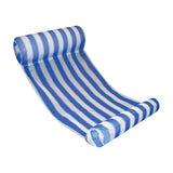 Maxbell Maxbell Water Hammock Floating Pool Loungers for Swimming Pool Dark Blue white