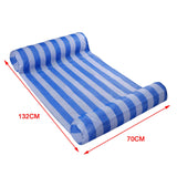 Maxbell Maxbell Water Hammock Floating Pool Loungers for Swimming Pool Dark Blue white