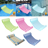 Maxbell Maxbell Water Hammock Floating Pool Loungers for Swimming Pool Dark Blue white