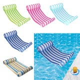 Maxbell Maxbell Water Hammock Floating Pool Loungers for Swimming Pool Dark Blue white