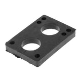 Maxbell Maxbell 1 Set Skateboard Trucks 6.25inch Riser Pads Bracket Mounting Longboard Decks Black