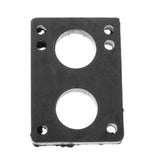 Maxbell Maxbell 1 Set Skateboard Trucks 6.25inch Riser Pads Bracket Mounting Longboard Decks Black