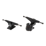 Maxbell Maxbell 1 Set Skateboard Trucks 6.25inch Riser Pads Bracket Mounting Longboard Decks Black