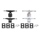 Maxbell Maxbell 1 Set Skateboard Trucks 6.25inch Riser Pads Bracket Mounting Longboard Decks Black