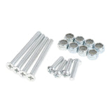 Maxbell Maxbell 1 Set Skateboard Trucks 6.25inch Riser Pads Bracket Mounting Longboard Decks Sliver