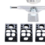 Maxbell Maxbell 1 Set Skateboard Trucks 6.25inch Riser Pads Bracket Mounting Longboard Decks Sliver
