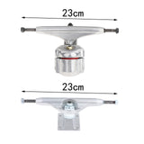 Maxbell Maxbell 1 Set Skateboard Trucks 6.25inch Riser Pads Bracket Mounting Longboard Decks Sliver