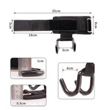 Maxbell 1 PAIR WEIGHT LIFTING POWER HOOKS WRIST GRIPS SUPPORT STRAPS GYM HOOK GLOVES 2 Hook