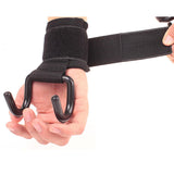 Maxbell 1 PAIR WEIGHT LIFTING POWER HOOKS WRIST GRIPS SUPPORT STRAPS GYM HOOK GLOVES 2 Hook