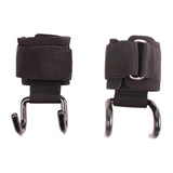 Maxbell 1 PAIR WEIGHT LIFTING POWER HOOKS WRIST GRIPS SUPPORT STRAPS GYM HOOK GLOVES 2 Hook