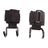 Maxbell 1 PAIR WEIGHT LIFTING POWER HOOKS WRIST GRIPS SUPPORT STRAPS GYM HOOK GLOVES 2 Hook