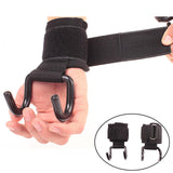Maxbell 1 PAIR WEIGHT LIFTING POWER HOOKS WRIST GRIPS SUPPORT STRAPS GYM HOOK GLOVES 2 Hook