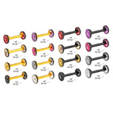 Maxbell Maxbell Folding Bike Easy Wheels Extension Rod for Brompton Bike Gold red
