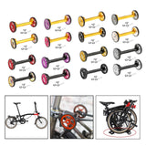Maxbell Maxbell Folding Bike Easy Wheels Extension Rod for Brompton Bike Gold red