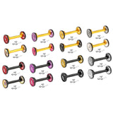 Maxbell Maxbell Folding Bike Easy Wheels Extension Rod for Brompton Bike Gold red