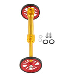 Maxbell Maxbell Folding Bike Easy Wheels Extension Rod for Brompton Bike Gold red