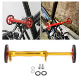 Maxbell Maxbell Folding Bike Easy Wheels Extension Rod for Brompton Bike Gold red