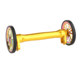 Maxbell Maxbell Folding Bike Easy Wheels Extension Rod for Brompton Bike Gold bright color