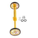 Maxbell Maxbell Folding Bike Easy Wheels Extension Rod for Brompton Bike Gold bright color