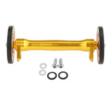 Maxbell Maxbell Folding Bike Easy Wheels Extension Rod for Brompton Bike Gold bright color