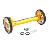 Maxbell Maxbell Folding Bike Easy Wheels Extension Rod for Brompton Bike Gold bright color
