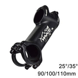 Maxbell Maxbell 31.8 Bike Stem Lightweight Short Handlebar Stem Road Bike 25 Degree 90mm