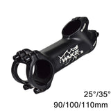 Maxbell Maxbell 31.8 Bike Stem Lightweight Short Handlebar Stem Road Bike 25 Degree 90mm