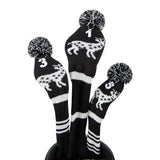 Maxbell Maxbell 3pcs Golf Wood Headcover Durable Elk Pattern Driver Protect Guard Parts