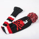 Maxbell Maxbell 3pcs Golf Wood Headcover Durable Skull Pattern Driver Protect Guard Parts