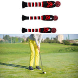 Maxbell Maxbell 3pcs Golf Wood Headcover Durable Skull Pattern Driver Protect Guard Parts