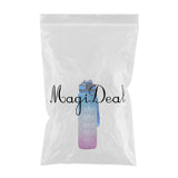 Maxbell Maxbell Leakproof Free Water Bottle Motivational Fitness Workout with Time Marker Blue Purple