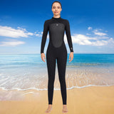 Maxbell Premium 3mm Wetsuit Thermal Back Zip Scuba Swimsuit L Woman Black - Aladdin Shoppers