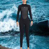 Maxbell Premium 3mm Wetsuit Thermal Back Zip Scuba Swimsuit L Woman Black - Aladdin Shoppers