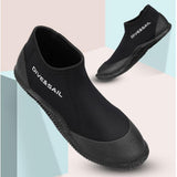 Maxbell Maxbell Neoprene 3mm Wetsuit Boots Shoes Rubber Sole Kayak Surf Diving Snorkeling Black 43 to 44