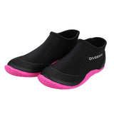 Maxbell Maxbell Neoprene 3mm Wetsuit Boots Shoes Rubber Sole Kayak Surf Diving Snorkeling Black Pink 36