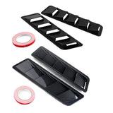Maxbell Maxbell Car Hood Vent Scoop Air Flow Intake Louver Vents Bonnet Cover Black