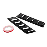 Maxbell Maxbell Car Hood Vent Scoop Air Flow Intake Louver Vents Bonnet Cover Black