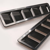 Maxbell Maxbell Car Hood Vent Scoop Air Flow Intake Louver Vents Bonnet Cover Black