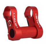 Maxbell Maxbell Folding Bike Bar Bicycle Double Stem Handlebar Aluminum Conversion Red