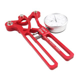 Maxbell Maxbell Bike Spoke Tension Meter Deluxe Bicycle Spoke Tensiometer Watch Wheel Tool Red Mechanical