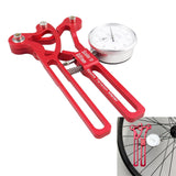 Maxbell Maxbell Bike Spoke Tension Meter Deluxe Bicycle Spoke Tensiometer Watch Wheel Tool Red Mechanical