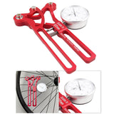 Maxbell Maxbell Bike Spoke Tension Meter Deluxe Bicycle Spoke Tensiometer Watch Wheel Tool Red Mechanical
