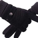Maxbell Maxbell Windproof Snow Gloves Adjustable Heat Keep Driving Cycling Men  B 3D Black