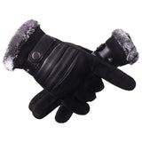 Maxbell Maxbell Windproof Snow Gloves Adjustable Heat Keep Driving Cycling Men  B 3D Black