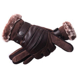 Maxbell Maxbell Windproof Snow Gloves Adjustable Heat Keep Driving Cycling Men  B 3D Black