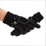 Maxbell Maxbell Windproof Snow Gloves Adjustable Heat Keep Driving Cycling Men  B 3D Black