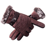 Maxbell Maxbell Windproof Snow Gloves Adjustable Heat Keep Driving Cycling Men  B 3D Black