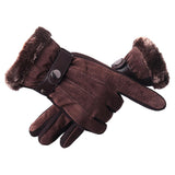 Maxbell Maxbell Windproof Snow Gloves Adjustable Heat Keep Driving Cycling Men  B 3D Black