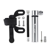 Maxbell Maxbell Mini Bike Pump Compact Tire Pump Inflator 120PSI for Soccer Balloon Silver